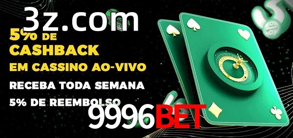 Promoções do cassino ao Vivo 9996BET